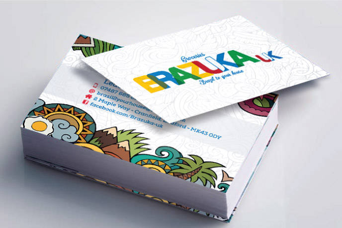 Brazuka UK flyer and magazine design