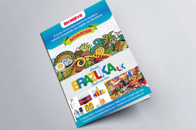 Brazuka UK business card design