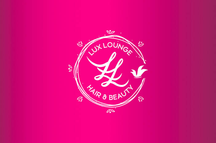 Lux Lounge logo emblem variation