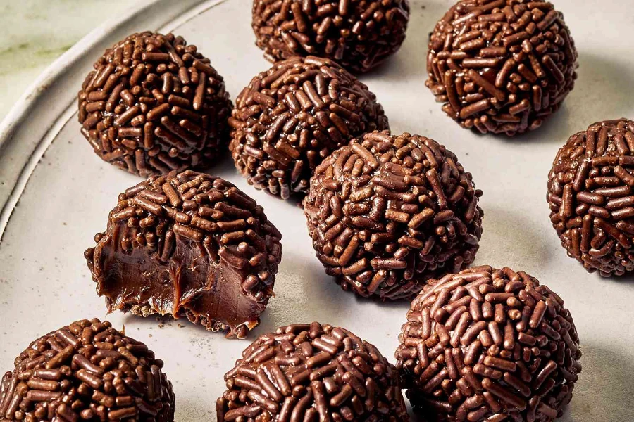 Brigadeiros — traditional Brazilian chocolate truffles