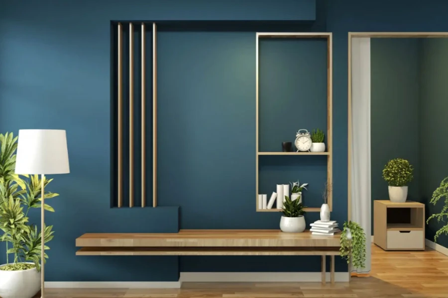 Newly painted kitchen cabinets in forest green