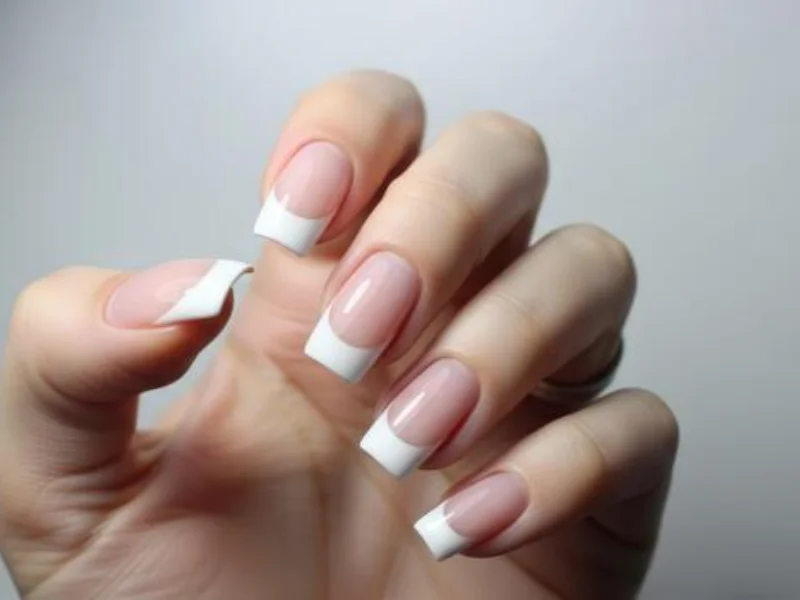 Crystal embellished nail art