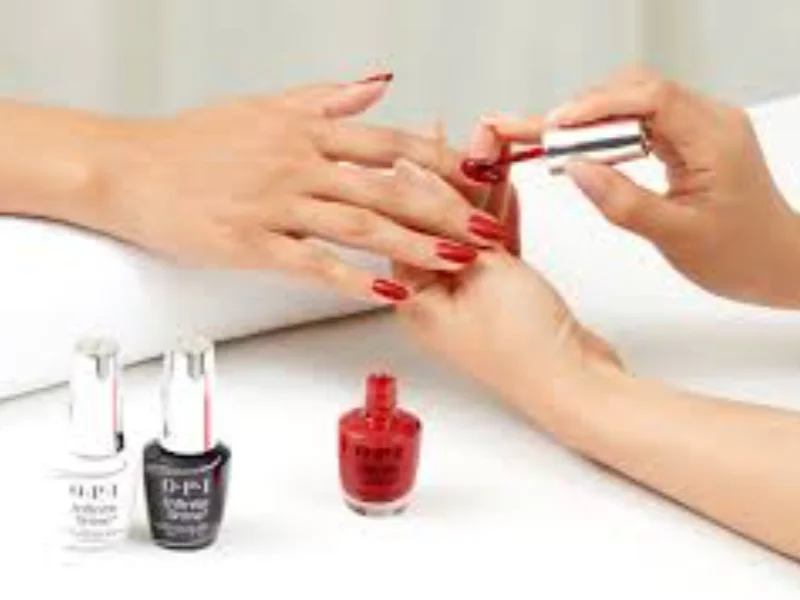 Bridal nail art — editorial shoot