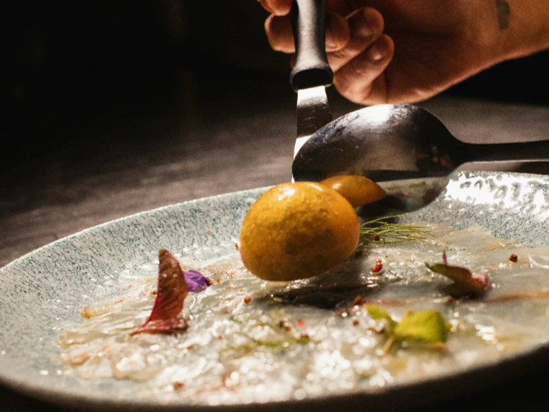 Sticky toffee pudding dessert