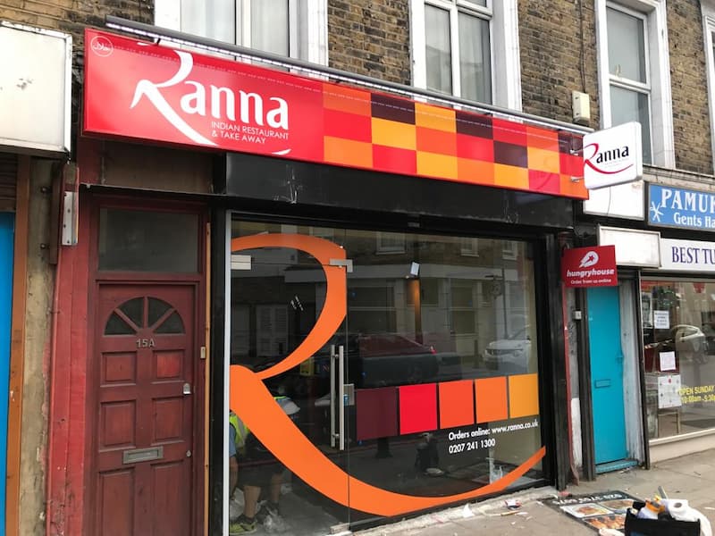 Signs and printing installation by Crewative — project 1