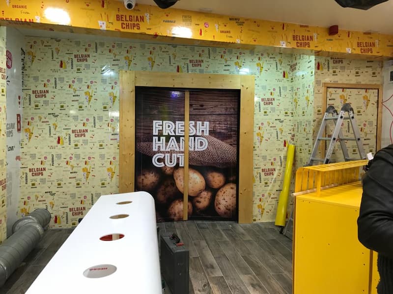 Signs and printing installation by Crewative — project 4